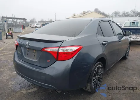 2015 Toyota Corolla S Plus из США, поврежденный, VIN 5YFBURHE0FP264478